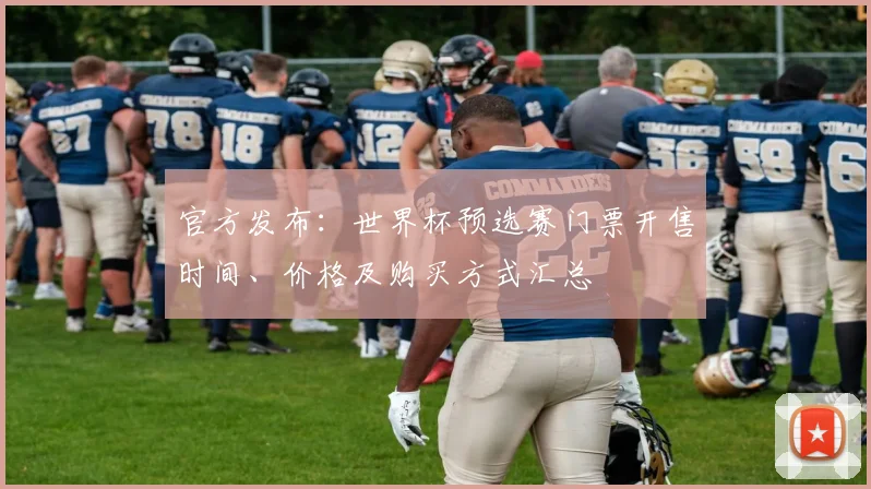 官方发布：世界杯预选赛门票开售时间、价格及购买方式汇总