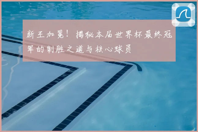 新王加冕！揭秘本届世界杯最终冠军的制胜之道与核心球员